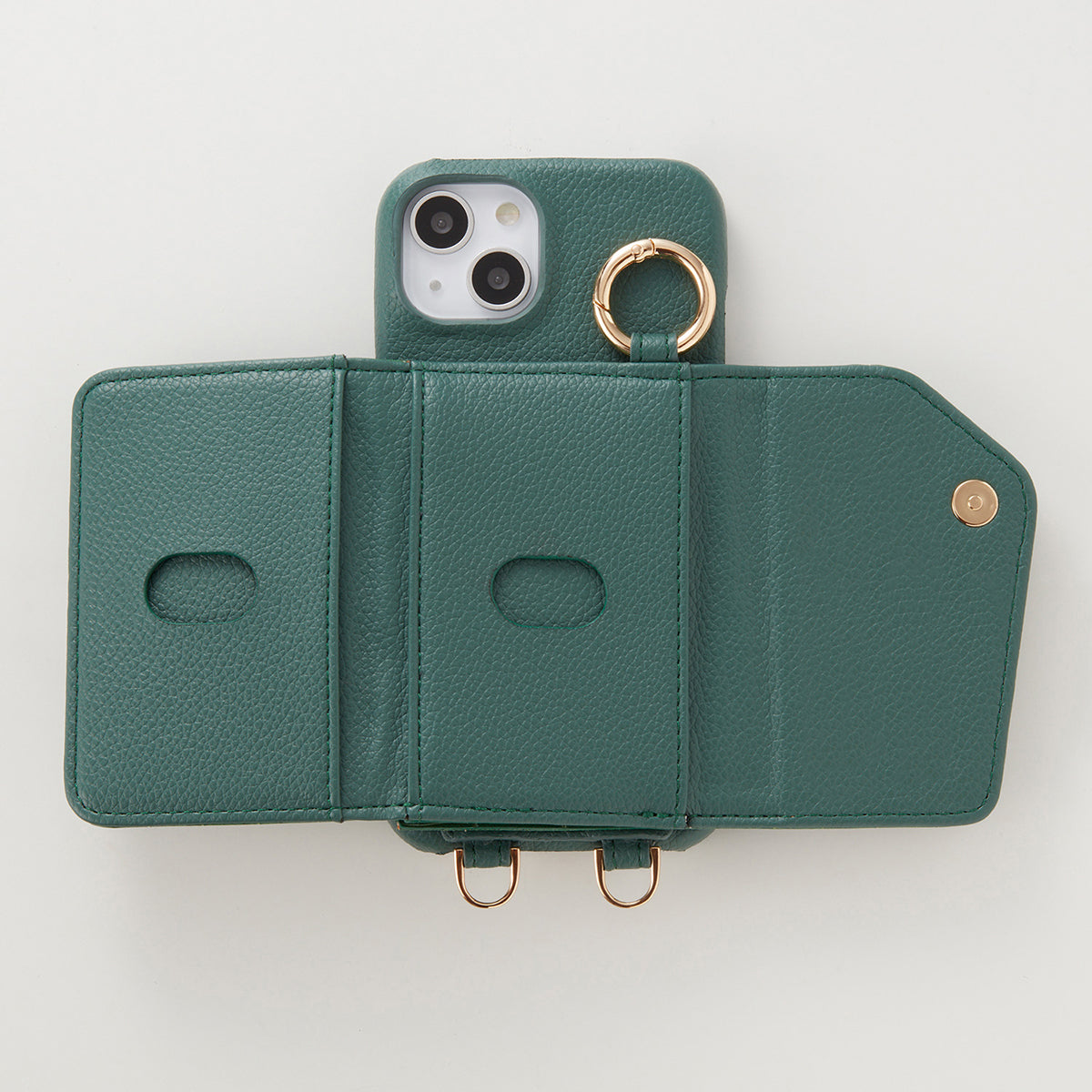 【WALLET SLAYLER】WALLET＆STRAP-RING CROCCO SKIN-GREEN