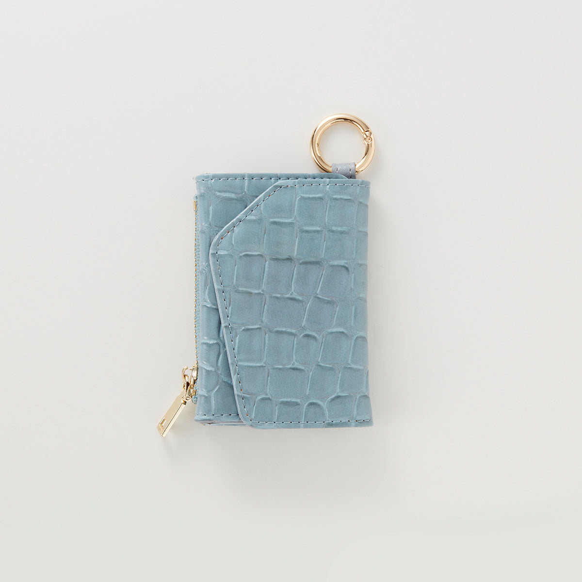 【WALLET SLAYLER】WALLET＆STRAP-BASIC CROCCO SKIN-BLUE