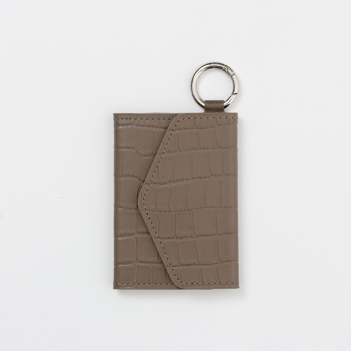 【WALLET SLAYLER】LEATHER CROCCO-BROWN