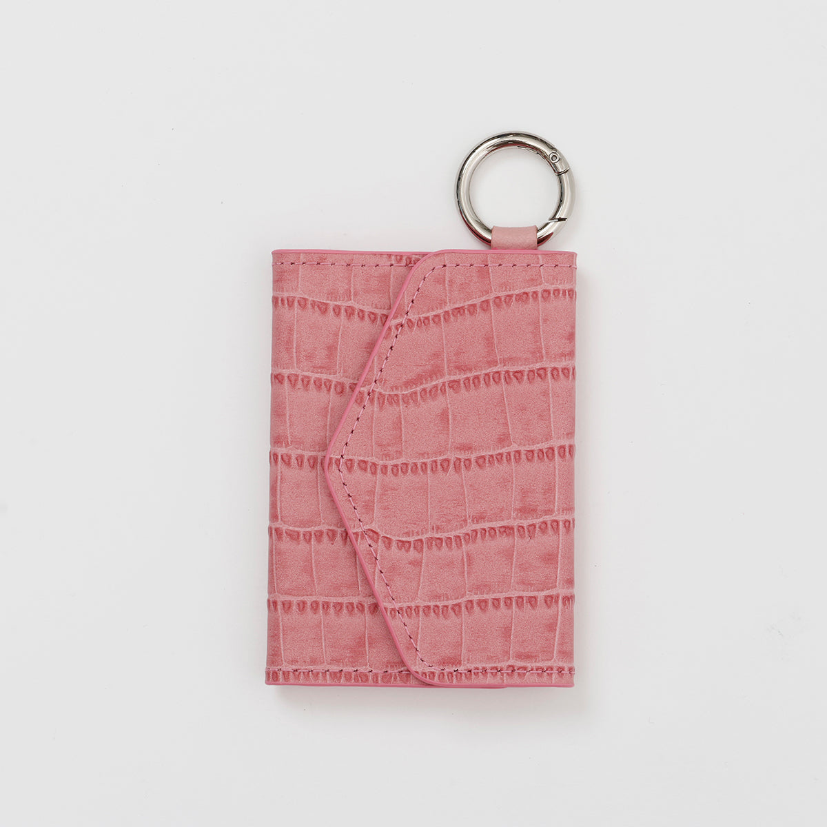 【WALLET SLAYLER】LEATHER CROCCO-PINK