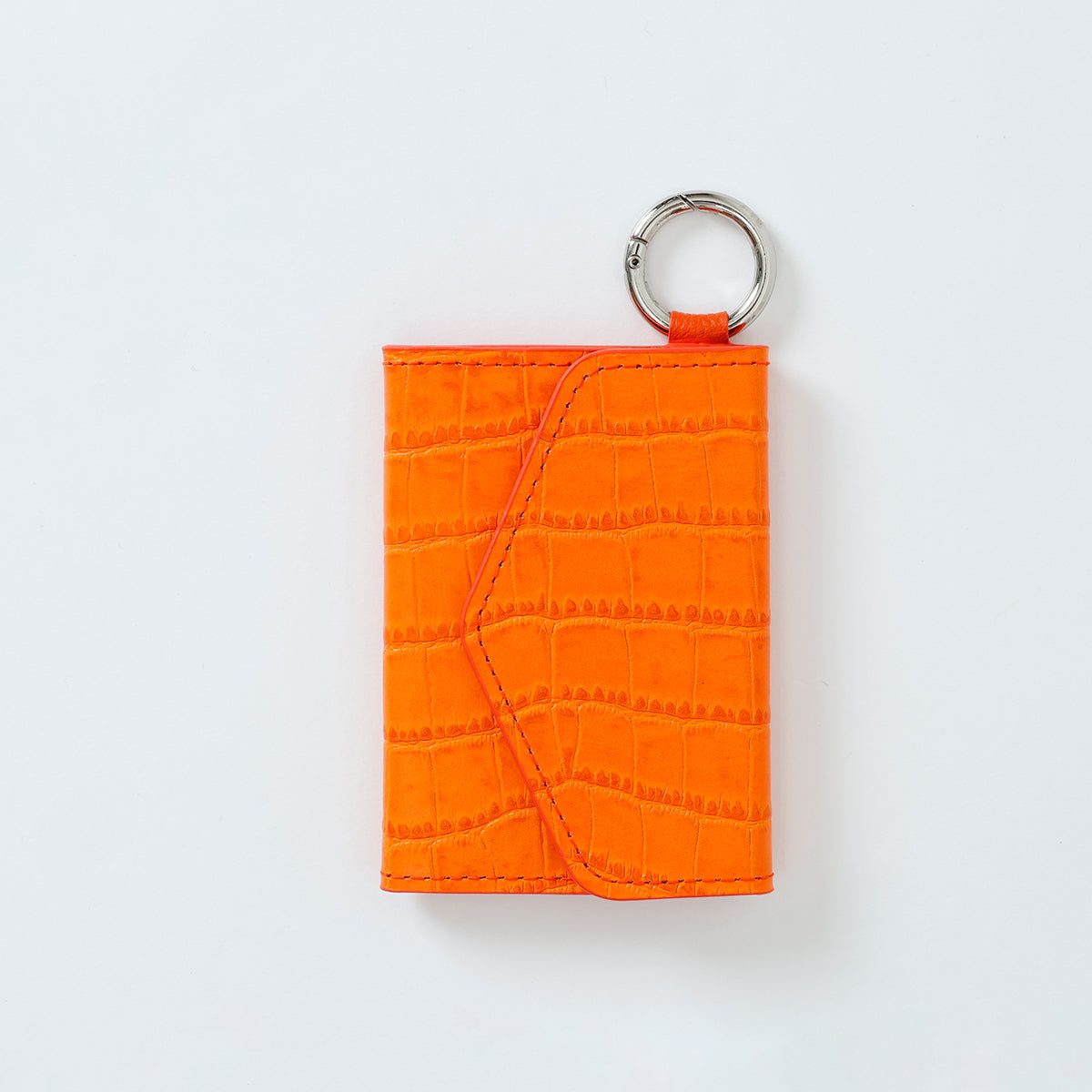 【WALLET SLAYLER】LEATHER CROCCO-ORANGE