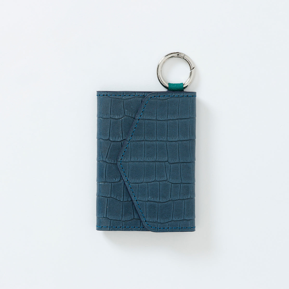 【WALLET SLAYLER】LEATHER CROCCO-NAVY