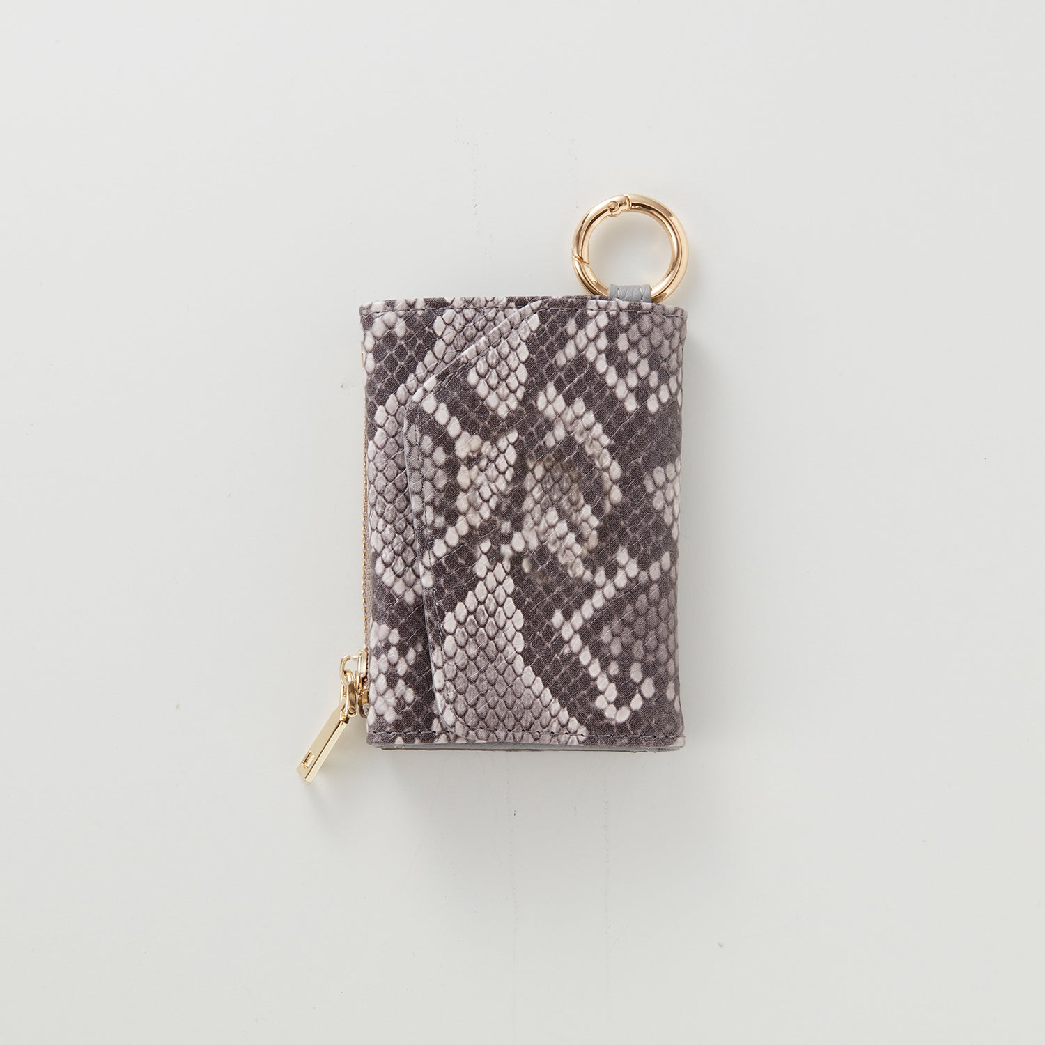 【WALLET SLAYLER】 BASIC SNAKE SKIN-GRAY