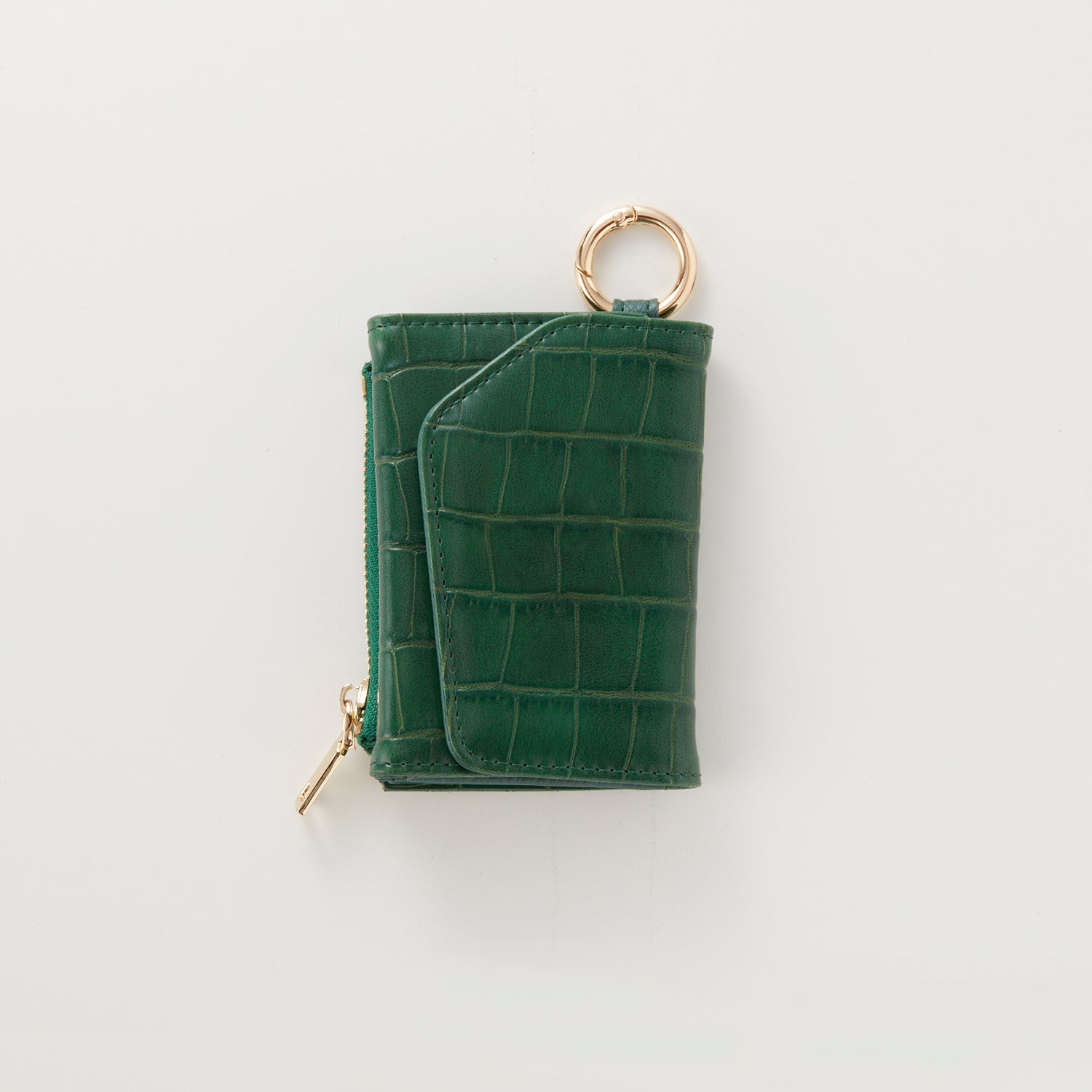 【WALLET SLAYLER】BASIC  CROCCO SKIN-GREEN