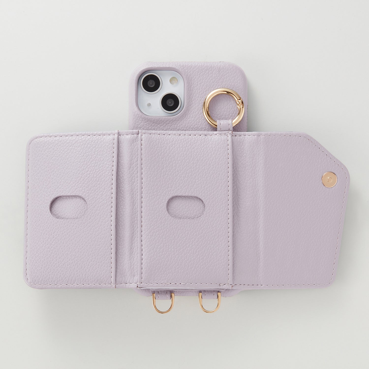 【WALLET SLAYLER】 RING  CROCCO SKIN-PASTELPURPLE