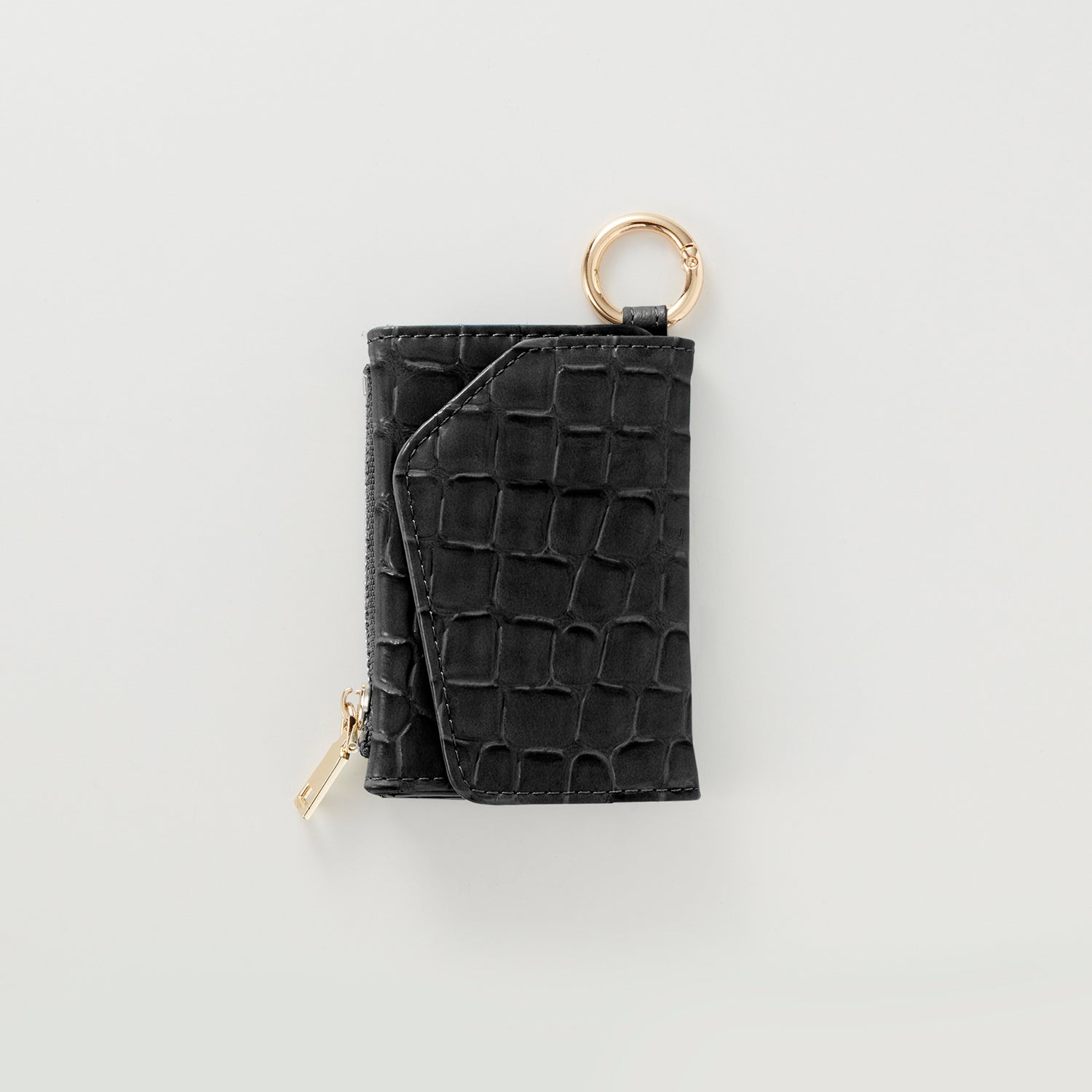 【WALLET SLAYLER】BASIC CROCCO SKIN-BLACK