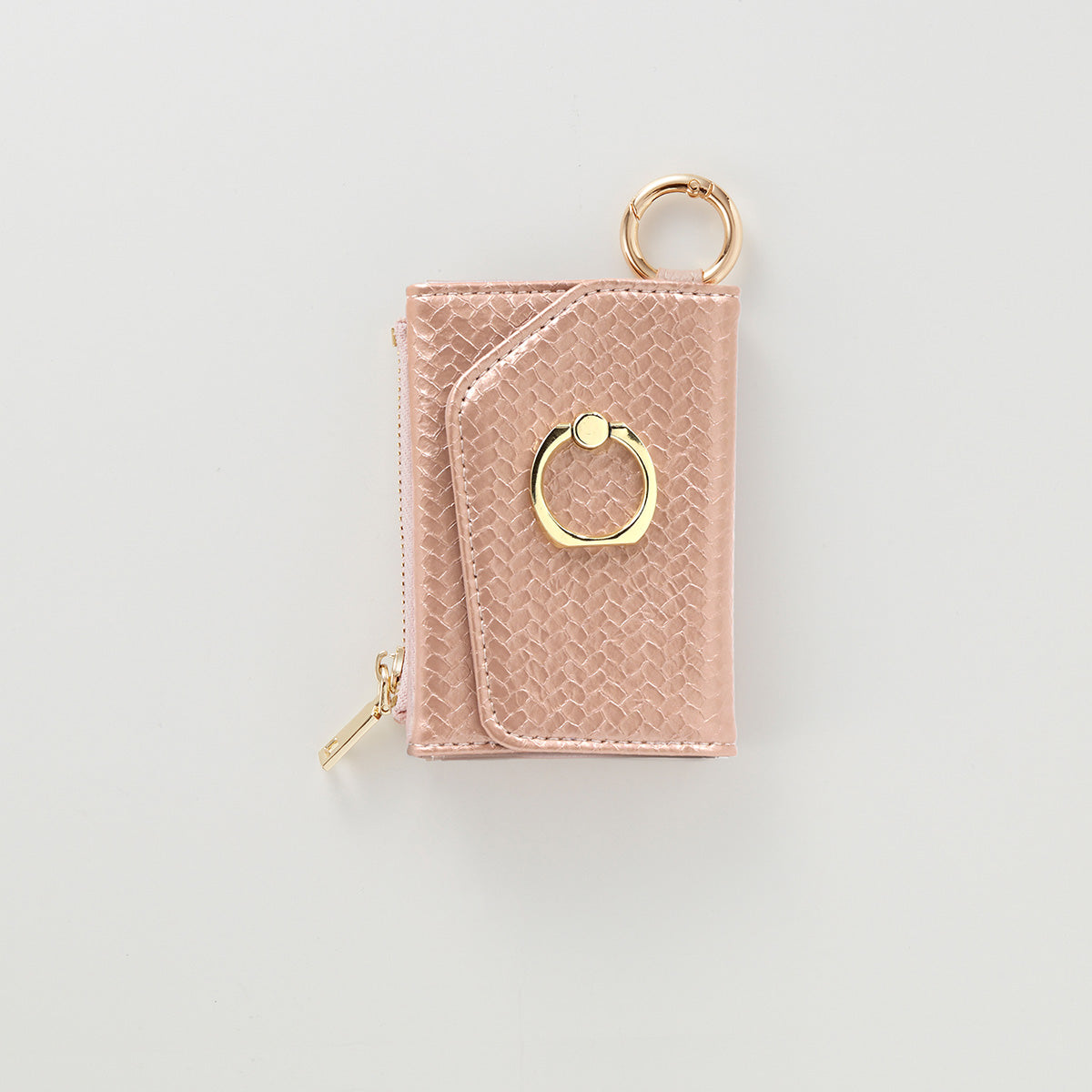 【WALLET SLAYLER】WALLET＆STRAP-RING SHINE-PINKGOLD