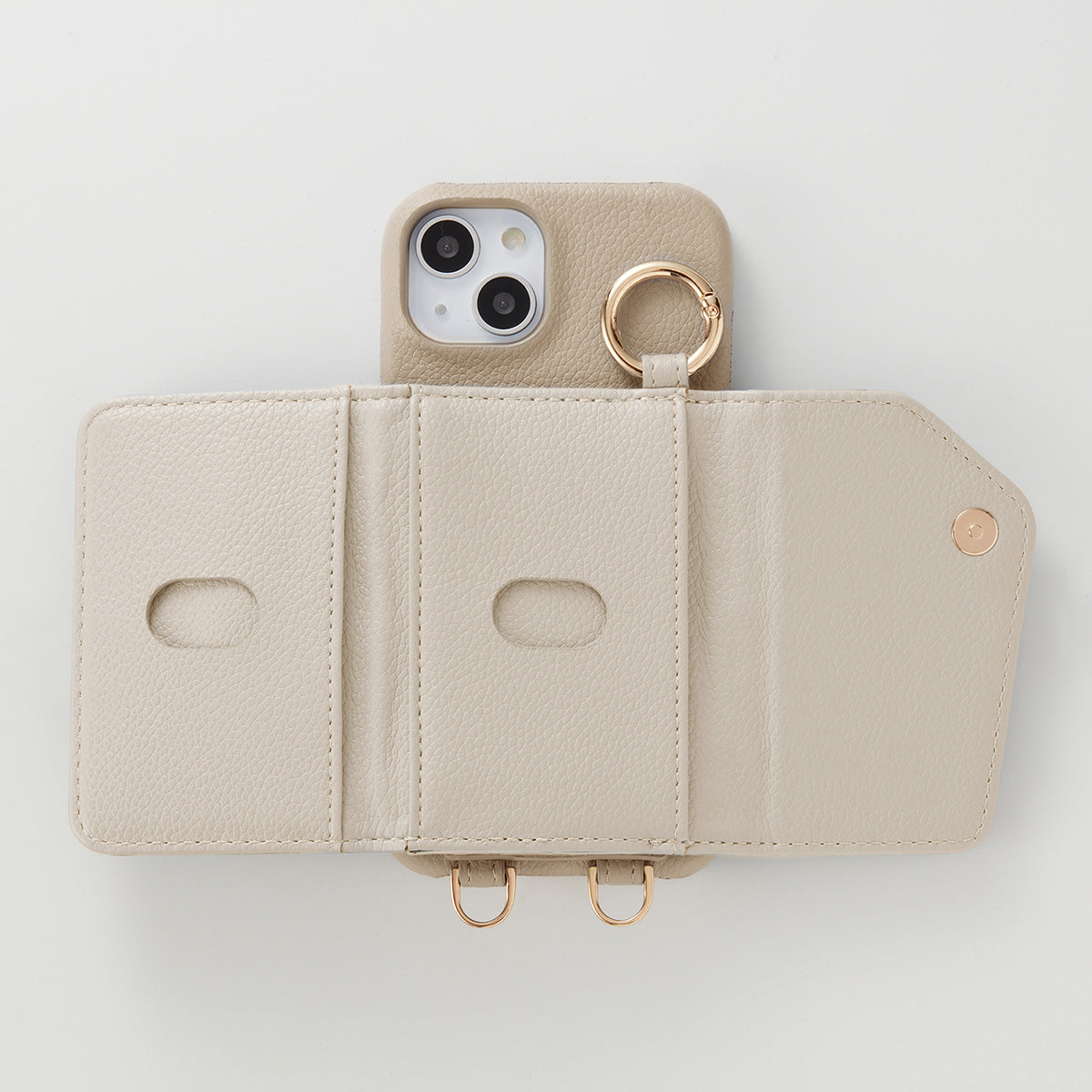 【WALLET SLAYLER】 RING STANDARD-BEIGE