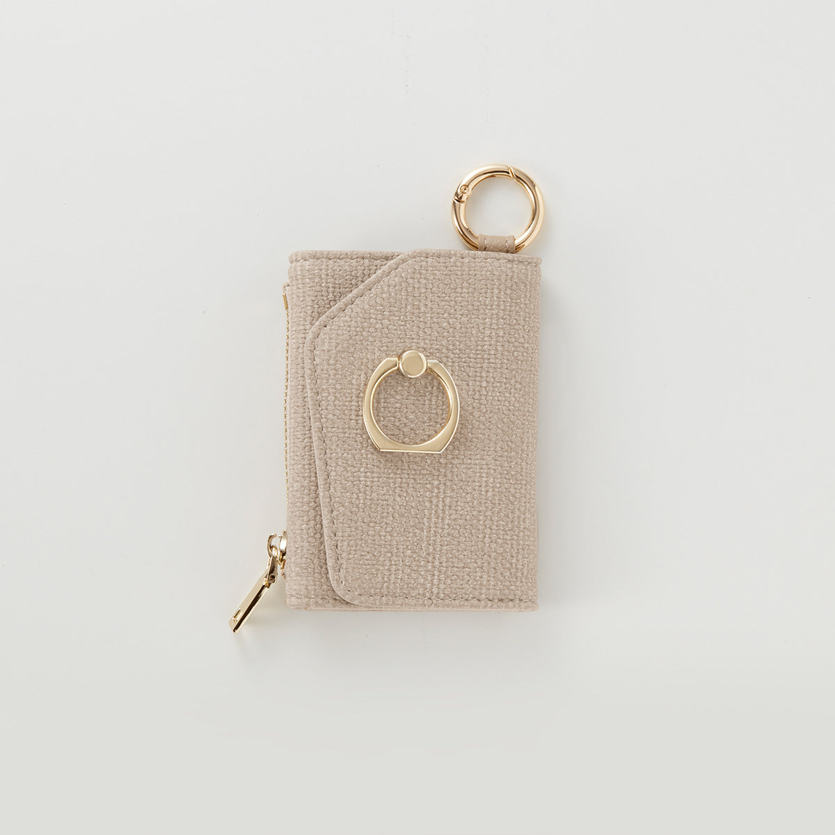 【WALLET SLAYLER】WALLET＆STRAP-RING LINEN-IVORY