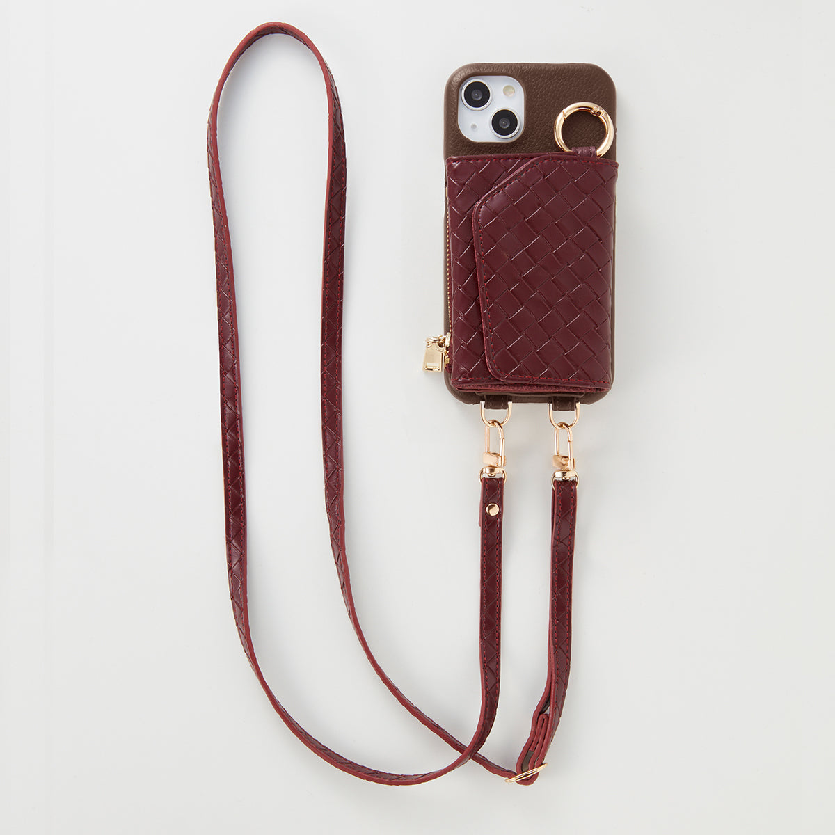 【WALLET SLAYLER】WALLET＆STRAP-BASIC MESH-WINE